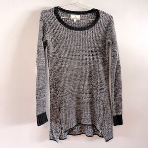 Anthropologie Ruby Moon Side Zip Tunic Sweater || SZ S